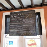 Menu at Dats in Bloomington