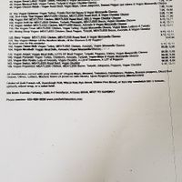 Vegan Menu at Sandwich Masterz in Goodyear