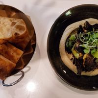 Choux de Bruxelles et Foccacia at Bistro Tendresse in Montreal
