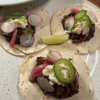 Tacos  at Bistro Tendresse in Montreal