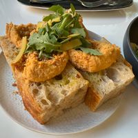 Focaccia at Bistro Tendresse in Montreal