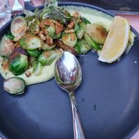 Brussel sprouts at Bistro Tendresse in Montreal