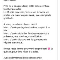   at Bistro Tendresse in Montreal