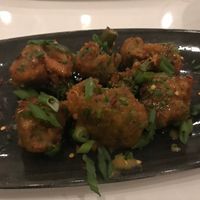 Fried broccoli  at Bistro Tendresse in Montreal