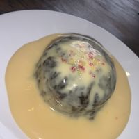 chocolate orange pudding :**** at Black Lion in Thirsk