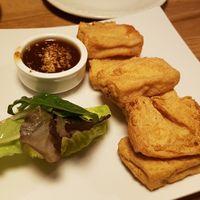 Fried tofu at Racha Thai Bistro in Thirsk