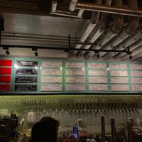 List of beers on tap at Second Draft in Hong Kong Island