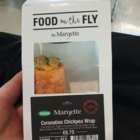 I had already eaten half of the wrap, so only half is in the photo at DUB - Marquette - T1 in Swords