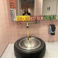 Restroom   at Stacy's Diner in Koege