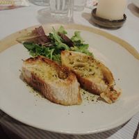 Garlic bread at Ponte Vecchio in Hereford