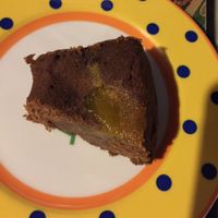 Vegan fig and cocao cake.  at Casa da Horta in Porto