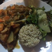 Vegan seitan ratatouille at Casa da Horta in Porto