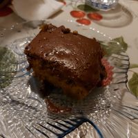 Carrot cake cubierto de chocolate  at Casa da Horta in Porto