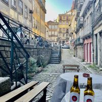 Local beer   at Casa da Horta in Porto