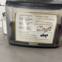 Appetizers menu   at Druff's in Springfield