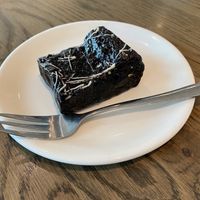 Vegan brownie at The Loft in Melbourne
