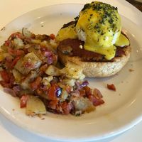 Benedict (vegan) at Juicery Plus - E Main St in El Paso