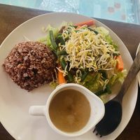Vegan Gado Gado (no eggs)  at Flowers & Fire in 