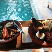 Mixed plate & Gado-Gado at Flowers & Fire in 