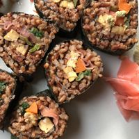 Nori rolls at Flowers & Fire in 