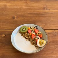 coconut yogurt w/ granola at The Common in Canggu