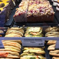 Raspberry cake slice at Coffee Fellows - Alexanderplatz in Berlin