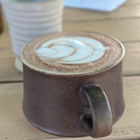 lavender hot chocolate at Wild Thing in Cardiff