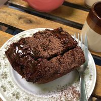 Beetroot chocolate cake at Wild Thing in Cardiff