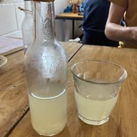 Water kefir with ginger and lemongrass  at Wild Thing in Cardiff