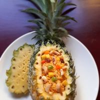 Pineapple fried rice at Phuc An in Da Nang
