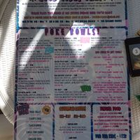 Menu at Poke Poke in Mermaid Beach