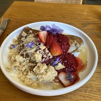 Buckwheat pancakes  at Stable Coffee Kitchen in Tugun