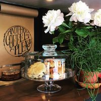 Vegan Scones at the Riverside Café at Ginger Bees Cafe in Kingston Upon Thames