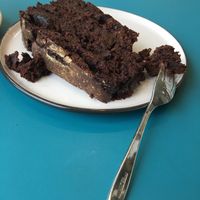 Try this Chocolate, Prunes and Armagnac. at Ginger Bees Cafe in Kingston Upon Thames