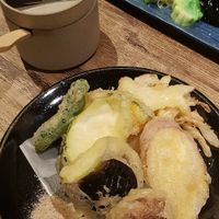 Vegan tempura at Omen Nippon in Kyoto