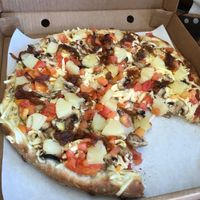 Vegan pizza  at Oh my pizza! - Polcura in Santiago
