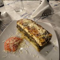Veg mushroom musaka at Taverna Babis in Crete