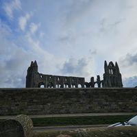 View from outdoor seating at Whitby Brewery in Whitby