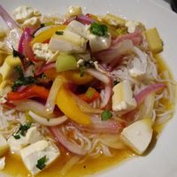 Tofu stir-fry at Rags in Bridlington