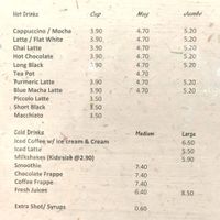 Loved the blue matcha latte!  at Fibonacci Coffee in Baulkham Hills