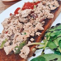 Tofu scramble on toast at Fibonacci Coffee in Baulkham Hills