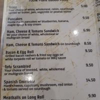 Menu page 2 at Fibonacci Coffee in Baulkham Hills