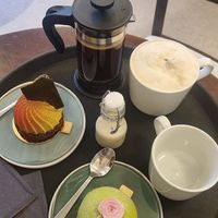 All vegan deserts and coffee at Green Praline in Farsta