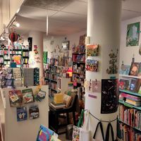 Bookstore at Green Praline in Farsta