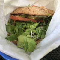 Nut burger  at Sunflower Drive-In in Fair Oaks