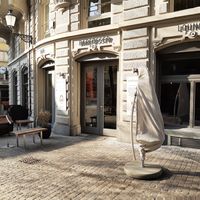 Exterior (in winter) at Barfüsser in Zurich