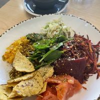 Today’s Buddha bowl  at Herb + Olive  in Blenheim