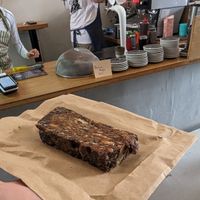 Banana bread at Herb + Olive  in Blenheim