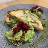 Avo smash   at Herb + Olive  in Blenheim