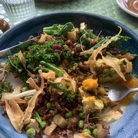 Vegan option nourish bowl  at ELK Espresso in Broadbeach